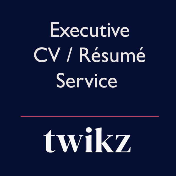 Executive CV / Résumé Editing